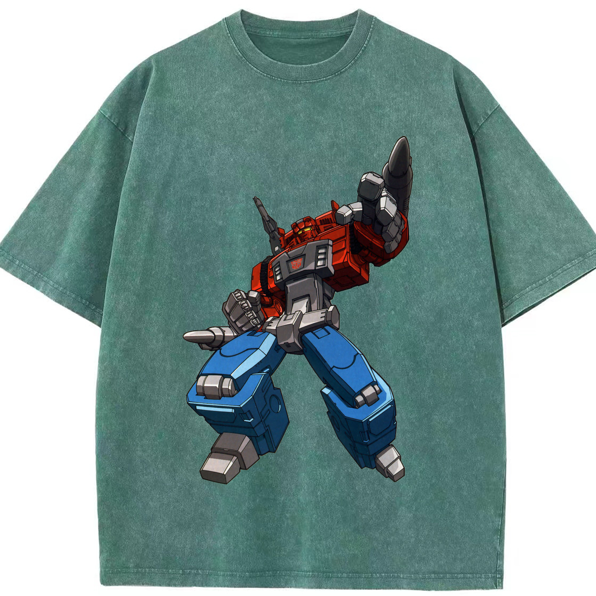 （画像用）  綿100% ヴィンテージ風 半袖Tシャツ（フロントプリント）